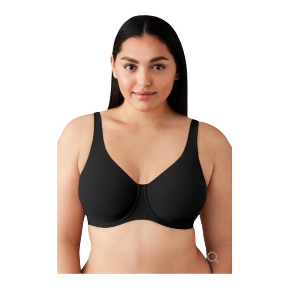 Wacoal Other - Wacoal 855387 Shape Revelation Pendulous Unlined Underwire Bra Black US 38DD